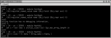 wowcamldebug console